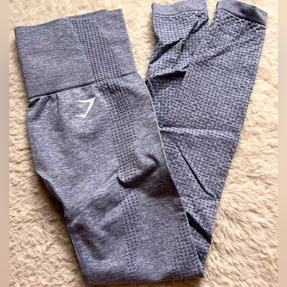 NEW Gymshark Vital Seamless leggings - slate blue - size XS